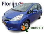 Honda Jazz 1.4 Hybrid Elegance | Aut | Panodak | Cruise | Cl, Euro 5, Stof, Gebruikt, Zwart