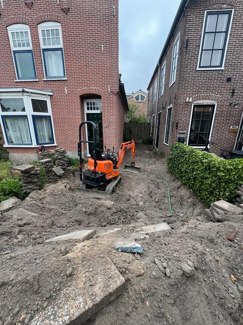 Minigraafmachine te huur, Tuin en Terras, Hand-tuingereedschap, Ophalen of Verzenden