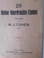 COHEN 25 Kleine Voordrachts-Etudes piano, Muziek en Instrumenten, Bladmuziek, Klassiek, Ophalen of Verzenden, Zo goed als nieuw