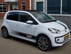 Volkswagen up! 1.0 5Drs PanoDak Airco Navi Cruise LmVlg, Euro 5, Stof, Gebruikt, 4 stoelen