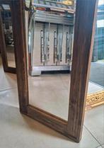 Grote Passpiegel met Houten Lijst, Huis en Inrichting, Woonaccessoires | Spiegels, Ophalen, Gebruikt, 75 tot 100 cm, 150 tot 200 cm