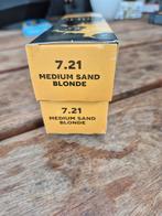 2x Gold Premium Haarverf 7.21 Medium Sand Blonde, Ophalen of Verzenden, Nieuw, Overige typen