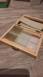 Microscoopglaasjes met Bacteriën, Ophalen, Zo goed als nieuw