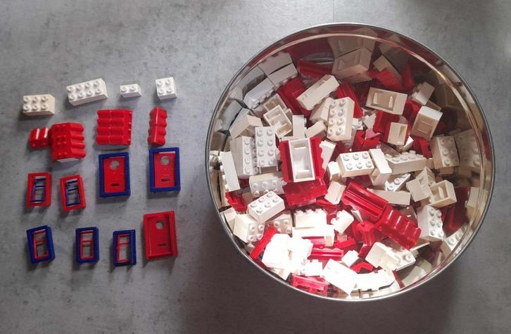 Aparte BOUWSTENEN uit de jaren '60 (geen lego), Antiek en Kunst, Antiek | Speelgoed, Ophalen of Verzenden