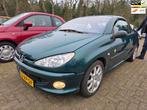 Peugeot 206 CC 1.6-16V Roland Garros AUTOMAAT, Gebruikt, 4 cilinders, Cabriolet, 4 stoelen