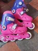Oxelo Decathlon roze/paarse skeelers mt 28-30 2x gebruikt, Kinderen en Baby's, Speelgoed | Buiten | Rolschaatsen, Verstelbaar
