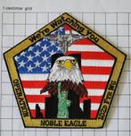 USAF patch 102d Fighter Wing Noble Eagle Otis ANGB F-15, Verzenden, Luchtmacht, Amerika, Embleem of Badge