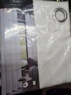 Witte gordijnen Mila - 135x260 cm, 100 tot 150 cm, 200 cm of meer, Wit, Nieuw