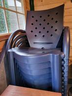Terasstoelen, Tuin en Terras, Tuinstoelen, Ophalen, Gebruikt, Plastic, Stapelbaar
