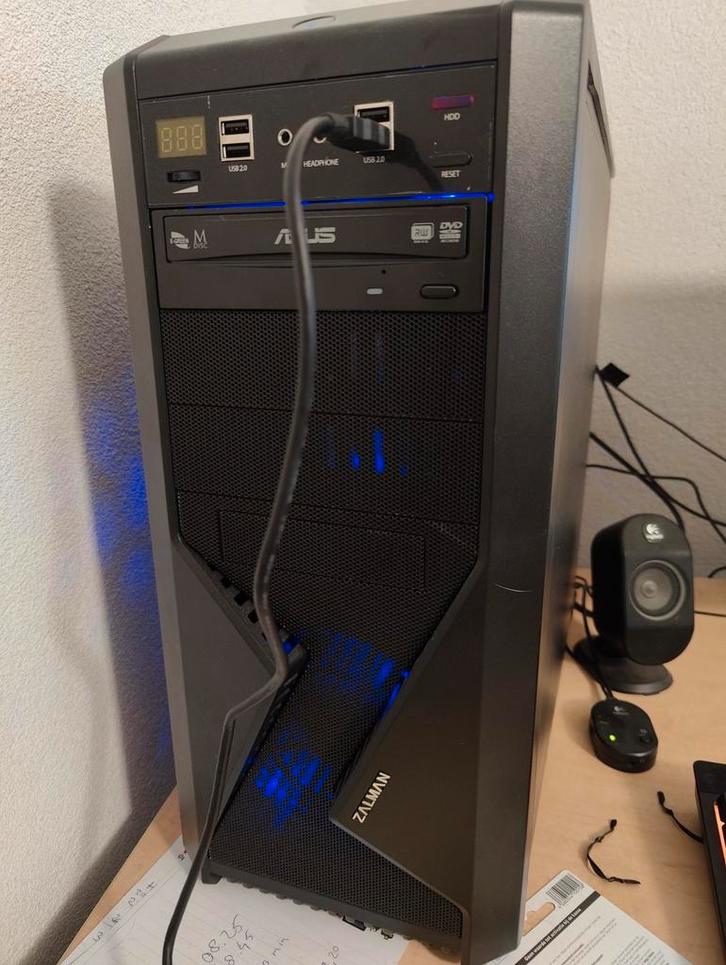 intel i7 GTX 1060, Computers en Software, Desktop Pc's, Gebruikt, Ophalen