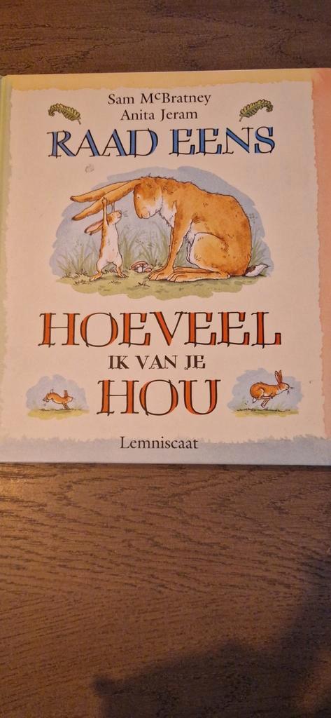 Anita Jeram - Raad eens hoeveel ik van je hou, Boeken, Prentenboeken en Plaatjesalbums, Zo goed als nieuw, Ophalen of Verzenden