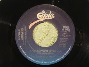Michael Jackson 7" Vinyl Single I just can’t stop loving you beschikbaar voor biedingen