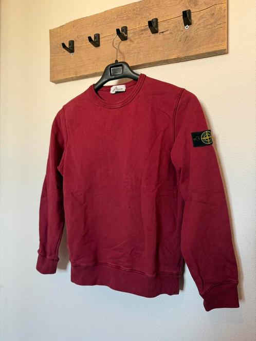 Stone Island Junior | Sweater | Rood | 156, Kinderen en Baby's, Kinderkleding | Maat 158, Zo goed als nieuw, Jongen of Meisje