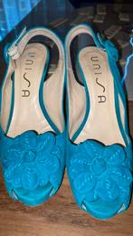 Hippe pumps, een keer gedragen, Pumps, Blauw, Ophalen of Verzenden, Zo goed als nieuw