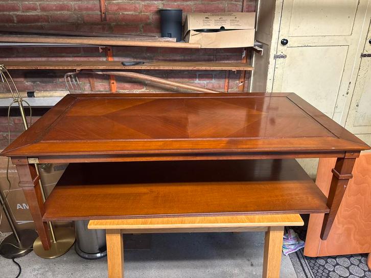 Prachtige ARCA salontafel – massief hout – klassieke luxe!, Huis en Inrichting, Kasten | Computermeubels, Zo goed als nieuw, 120 tot 170 cm