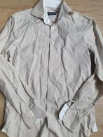 Cavallaro Napoli Overhemd Maat S, Halswijdte 38 (S) of kleiner, Beige, Ophalen of Verzenden, Zo goed als nieuw