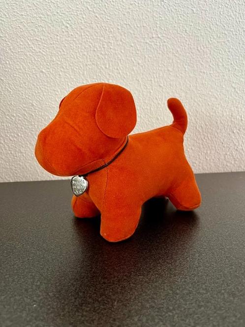 J-Line Deco Hond mat fluweel oranje/roest S Nieuw!, Huis en Inrichting, Woonaccessoires | Overige, Nieuw, Ophalen of Verzenden