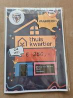 Cadeau bon van thuiskwartier, Eén persoon, Cadeaubon