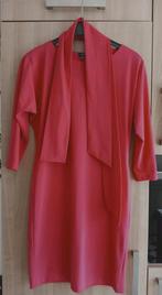 La Dress by Simone jurk travelstof fuchsia roze maat S, La Dress, Ophalen of Verzenden, Zo goed als nieuw, Knielengte