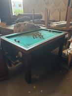 Antieke Houten Biljarttafel, Ophalen of Verzenden, Zo goed als nieuw, Biljarttafel