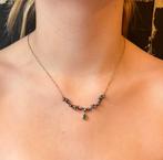 Smaragd diamanten antieke 18k gouden ketting dames uniek