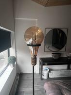 Industriële vloerlamp met dimmer en bronzen LED, Ophalen, Zo goed als nieuw, Metaal, 150 tot 200 cm