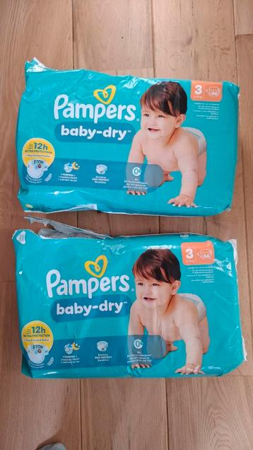 Pampers Baby Dry Maat 3 - 105 luiers beschikbaar voor biedingen