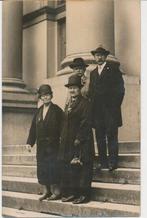 Foto Prentbriefkaart Fotograaf W.J. Stegeman. 2 Mannen en 2, Verzamelen, Gebruikt, Foto, Ophalen of Verzenden, Voor 1940