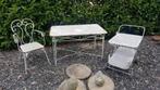 Vintage decoratieve tuinset, serveerwagen,  tafel , stoel, Ophalen