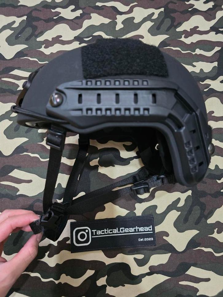 FAST HC Ballistische Helm Zwart - S/M of M/L, Sport en Fitness, Vechtsporten en Zelfverdediging, Gebruikt, Overige, Vechtsportbescherming