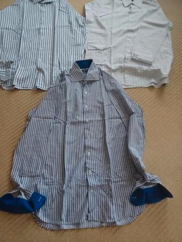 Suit Supply 3 bijna nieuwe overhemden,  39 beschikbaar voor biedingen