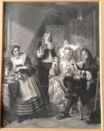 Ets - 1861 - Solomon/Bourne - Le Malade Imaginaire beschikbaar voor biedingen