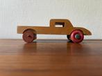 Vintage houten trekauto, Ophalen of Verzenden, Gebruikt, Duw- of Trekspeelgoed