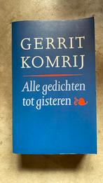 Gerrit Komrij - Alle gedichten tot gisteren, Ophalen of Verzenden, Zo goed als nieuw, Gerrit Komrij