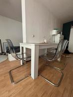 4 Chairs - table, Ophalen of Verzenden, Zo goed als nieuw, Rechthoekig, 50 tot 100 cm