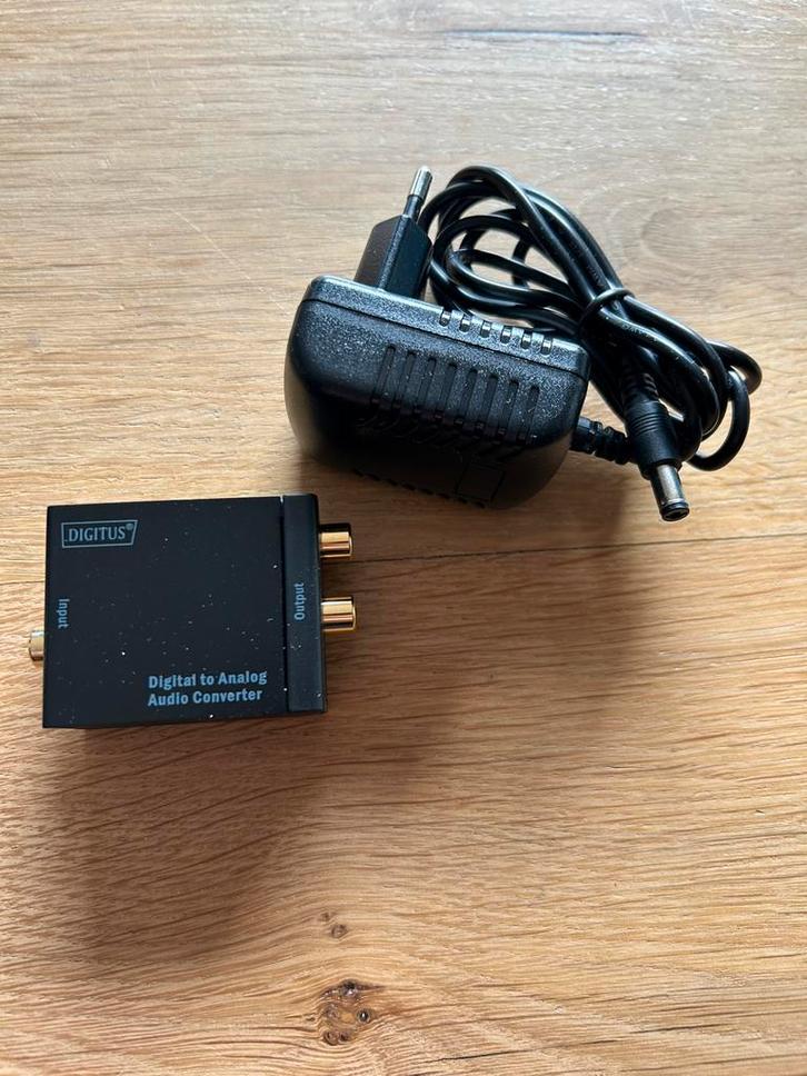 Digitus DS-40133 Digital to analog convertor, Audio, Tv en Foto, Converters, Zo goed als nieuw, Ophalen of Verzenden