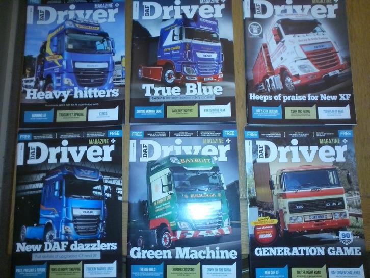 20x DAF Driver folders brochures Transportbedrijven Engeland, Boeken, Auto's | Folders en Tijdschriften, Zo goed als nieuw, Overige merken