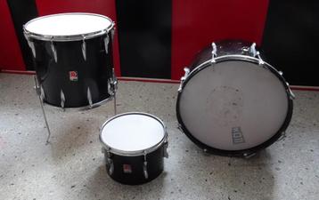 Vintage Premier Bassdrum, Floor Tom, High Tom beschikbaar voor biedingen
