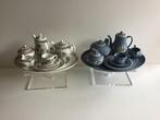 Wedgwood, Jasper Blue, miniatuurserviesje, ca 1990, Antiek en Kunst, Antiek | Keramiek en Aardewerk, Ophalen of Verzenden