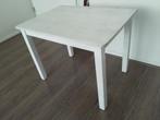 tafel bijzettafel kindertafelstoer landelijk white wash hout, Nieuw, 55 tot 75 cm, Rechthoekig, 45 tot 60 cm