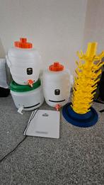 Brouwbenodigdheden: Tonnen, flessenrek, warmteplaat, Hobby en Vrije tijd, Overige Hobby en Vrije tijd, Ophalen, Gebruikt