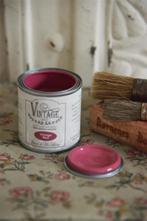 1,5 blik VINTAGE PAINT - Vintage red Jeanne d'Arc Living, Verzenden, Minder dan 5 liter, Rood, Verf