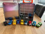 Hotwheels bewaarblik voor 16 auto’s, Kinderen en Baby's, Speelgoed | Speelgoedvoertuigen, Gebruikt, Ophalen