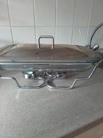Warmhoudschaal met deksel, Gebruikt, Schaal, Ophalen of Verzenden, Glas
