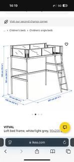 Kinderen bed 6+, 85 tot 100 cm, Verzenden, Zo goed als nieuw, 180 cm of meer