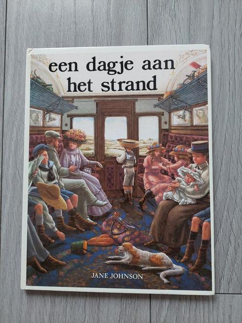 Een dagje aan het strand Jane Johnson vintage 1981 HC izgst, Boeken, Prentenboeken en Plaatjesalbums, Zo goed als nieuw, Prentenboek