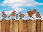 Cortenstaal vogels 5 stuks, Ophalen of Verzenden, Nieuw