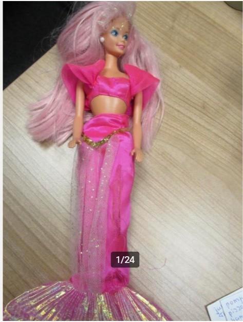 BARBIE FOUNTAIN MERMAID 1976 MATTEL INC., Verzamelen, Poppen, Gebruikt, Fashion Doll, Verzenden