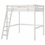 Ikea stora 2 persoonshoogslaper wit, Ophalen, Hoogslaper, Tweepersoons, 140 cm
