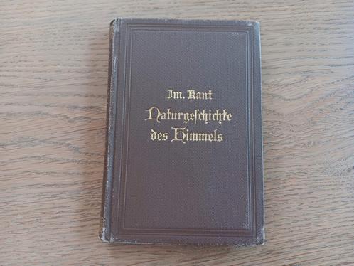 Immanuel Kant - Naturgeschichte des Himmels ~1900, Antiek en Kunst, Antiek | Boeken en Bijbels, Ophalen of Verzenden